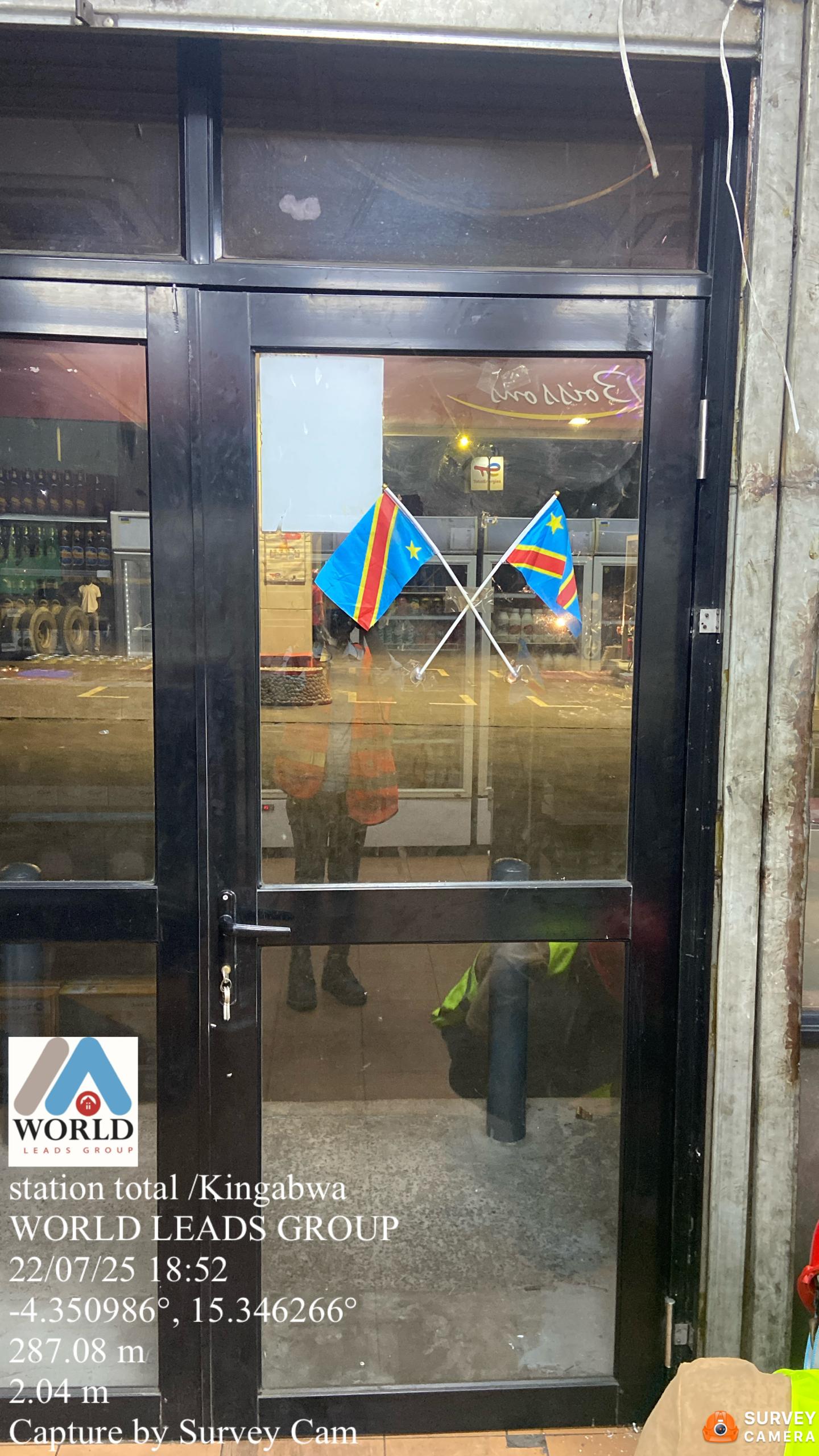 Avant les travaux - Station-service Kingabwa - Travaux de serrurerie